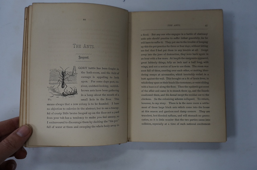 Minney, Rubeigh James - Round About Calcutta, first edition, Humphrey Milford, OUP, 1922, with presentation inscription and letter from the author; Aitken, Edward Hamilton - The Tribes On My Frontier, 3rd ed, 1887 (2)